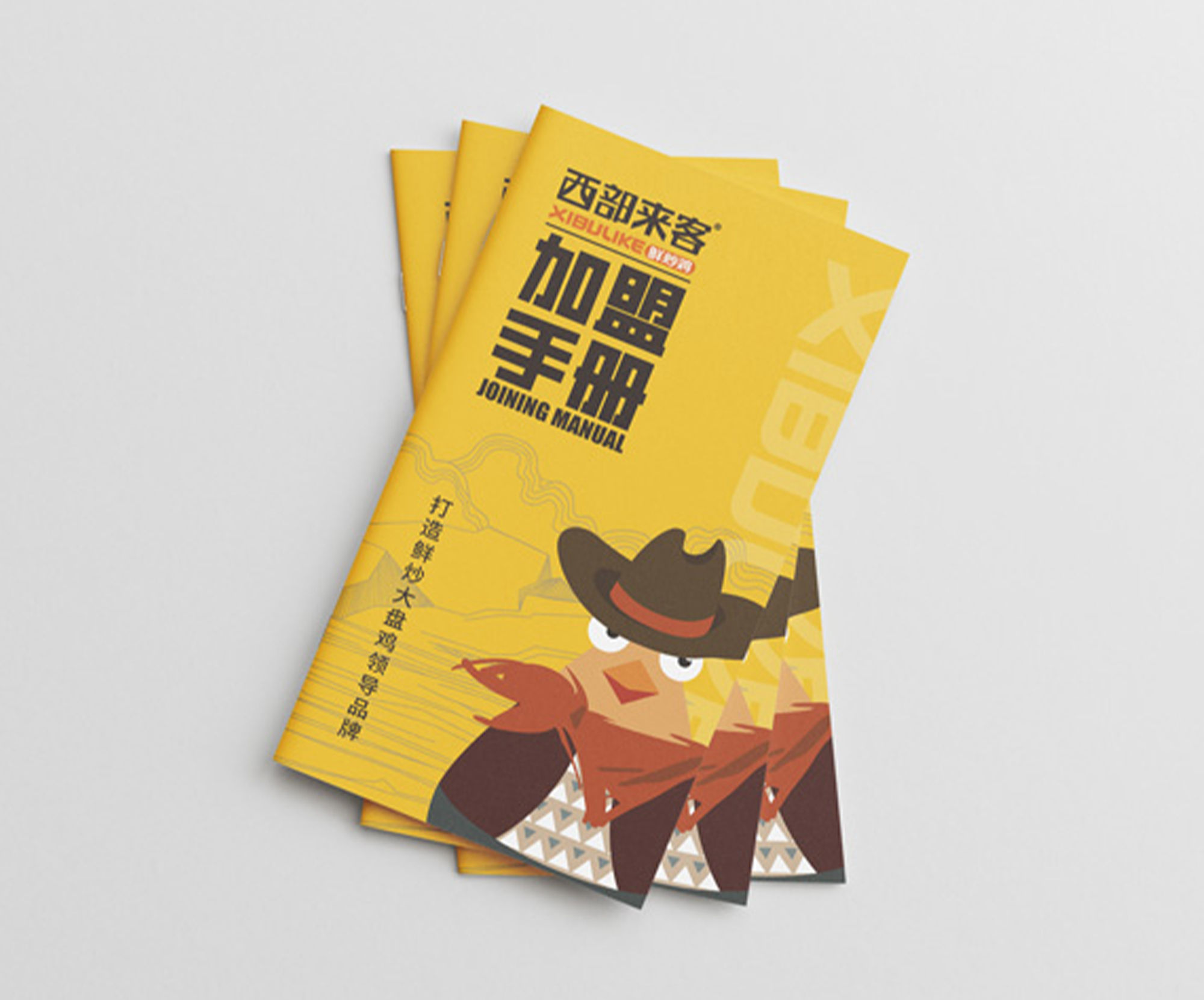 西部來客招商手冊設(shè)計(jì)
