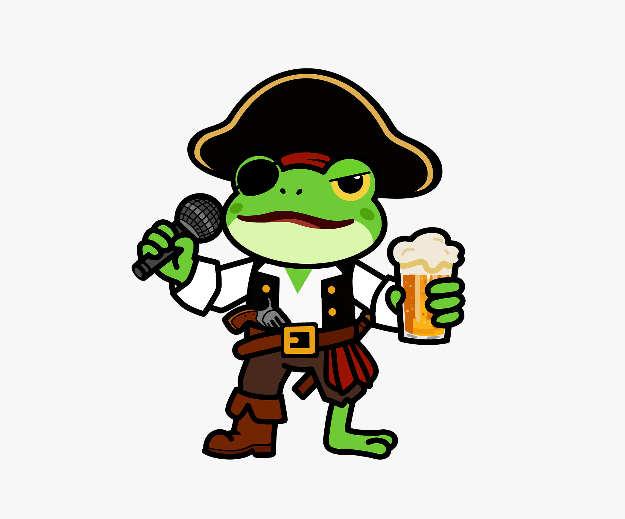 麥浪嶼KTV歡唱蛙IP設(shè)計(jì)